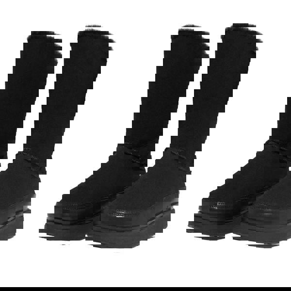 Fit Flop Womens/Ladies Gen-FF Doubleface Leather Shearling Ankle Boots - Black - 