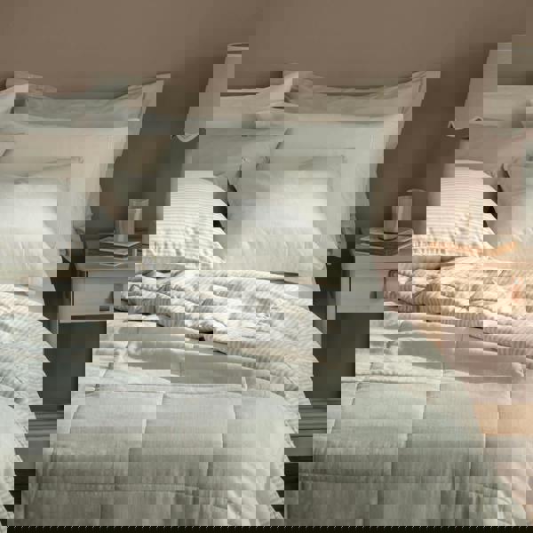 Soak&Sleep Natural Linen Look Bedspread