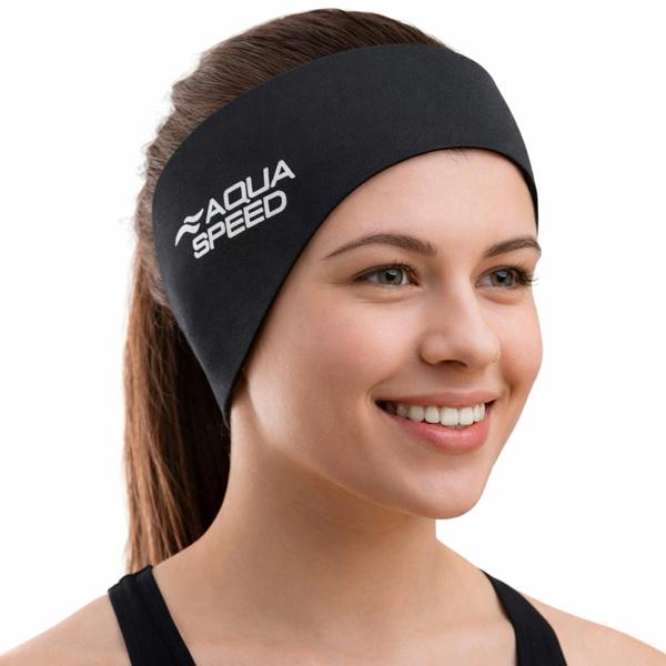 Aqua Speed Unisex Adult Swim Adjustable Headband | Quick Dry Neoprene Ear Coverage