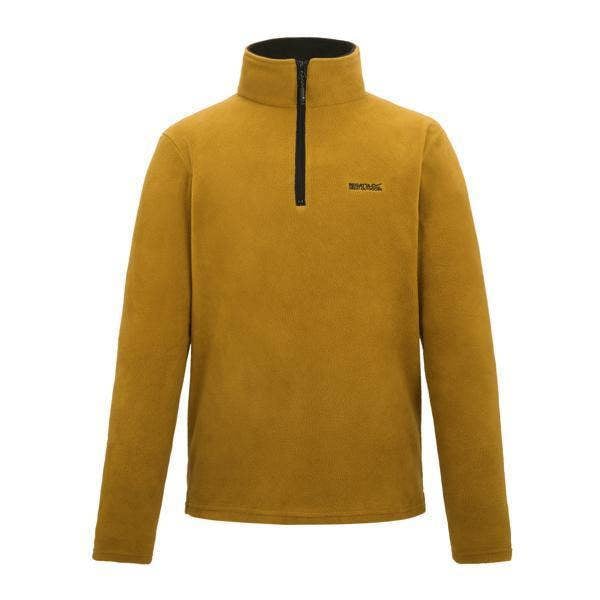 Regatta Great Outdoors Mens Thompson Half Zip Fleece Top - Wood Brown