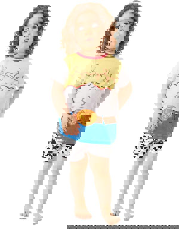 Disney Girls White Jessie Short Sleeve Short Leg Pyjama Set