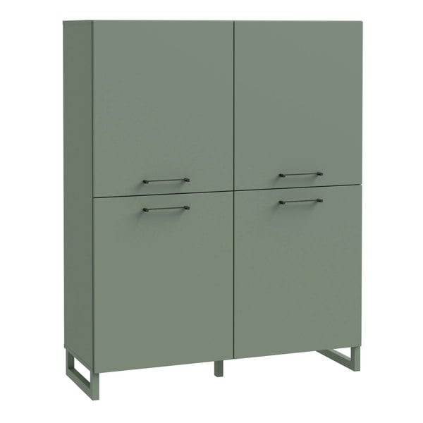 Furniture To Go Sali 4 Door Highboard in Sage Green