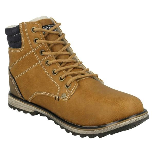 JC Dees Boys JCDees Fleece Lined Ankle Boots