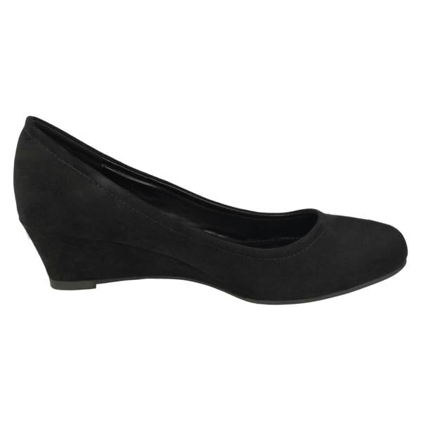 Spot On Ladies Spot On Wedge Pumps