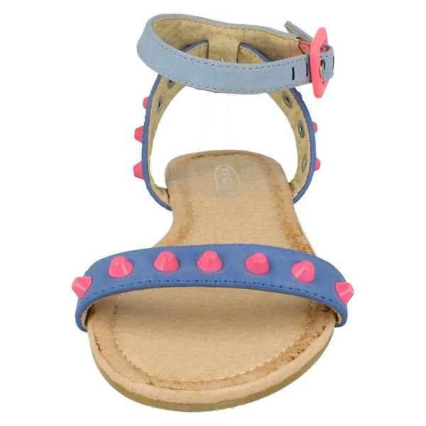 Spot On Girls Spot On Flat Ankle Strap Sandal H0116