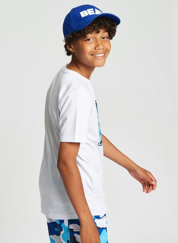 Beat Boyz Club Disguise T-Shirt - Cobalt Camo