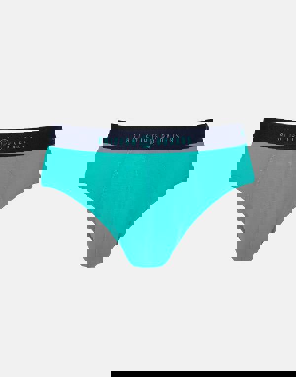 British Boxers Multipack! 4 Pairs of Men's Bamboo Briefs - Electric Lime