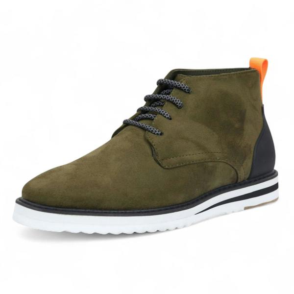 Infinity Leather Men's Suede Lace-Up Ankle Desert Boots