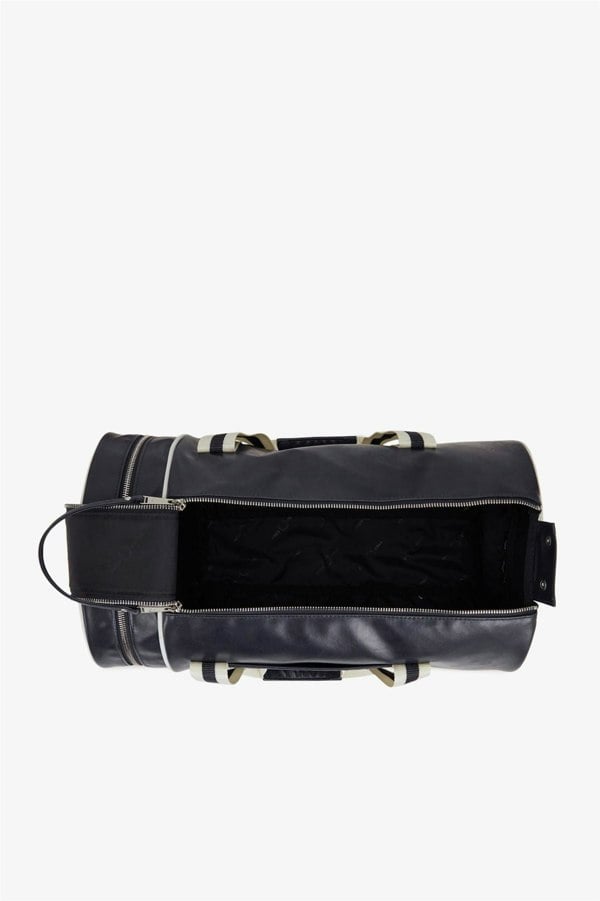 Fred Perry Classic Barrel Polyester Navy/Ecru Cross Bag