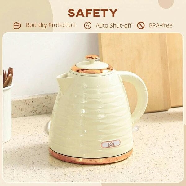 3kW Rapid Boil Honeycomb Kettle - Cream White