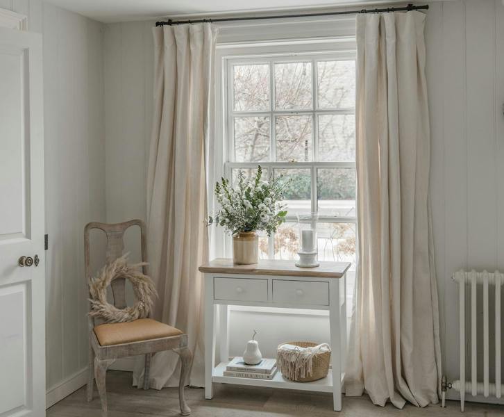 Statement Furniture Florence Small Console Table with 2 Drawers and Shelf
