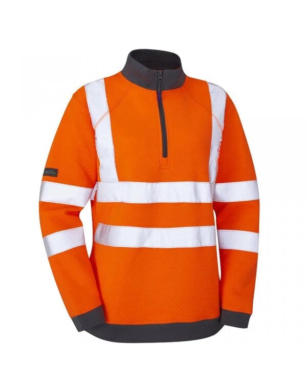 Leo Workwear Elberry Ladies 1/4 Zip Sweatshirt