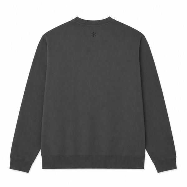 Snow Peak Square Logo Sweatshirt Charcoal