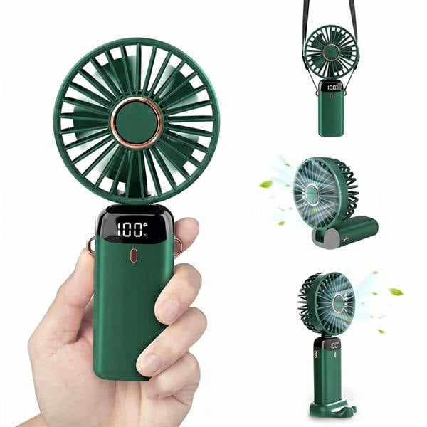 Dragodirect Handheld Mini Fan USB Rechargeable 5 Speed Type C