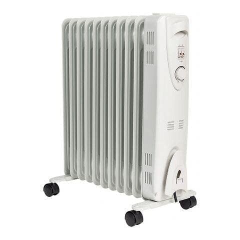 Mylek Oil Filled Electric Portable Heater Radiator with Adjustable Thermostat 2500w