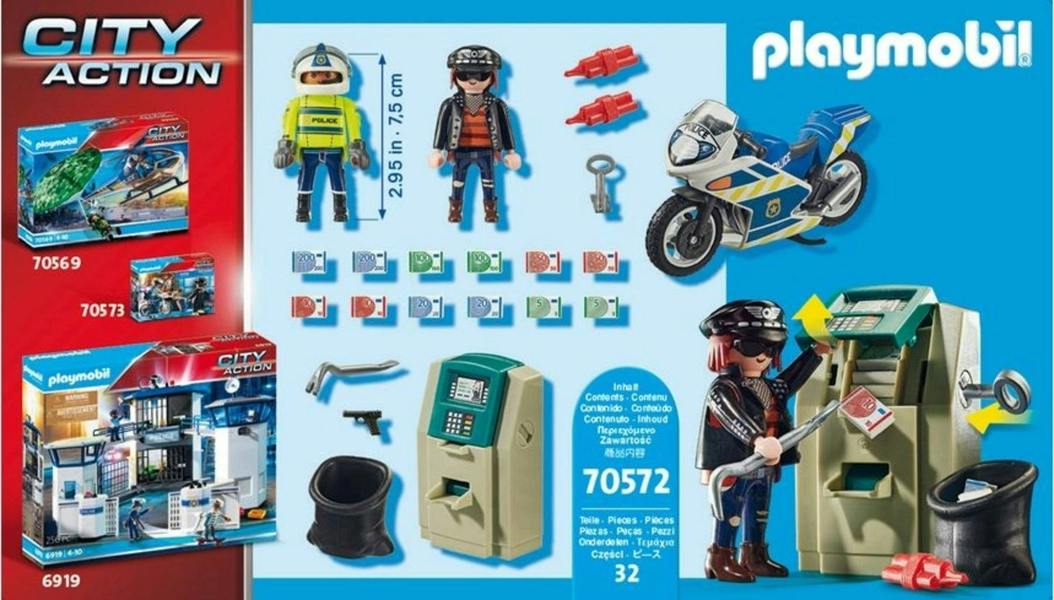 Playmobil Bank Robber Chase - 70572 Playset
