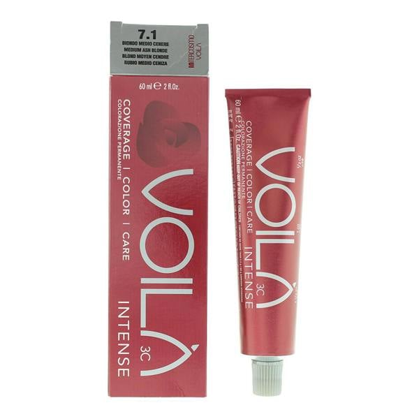Intercosmo Voila 3C Hair Colour 60ml - 7.1 Medium Ash Blonde