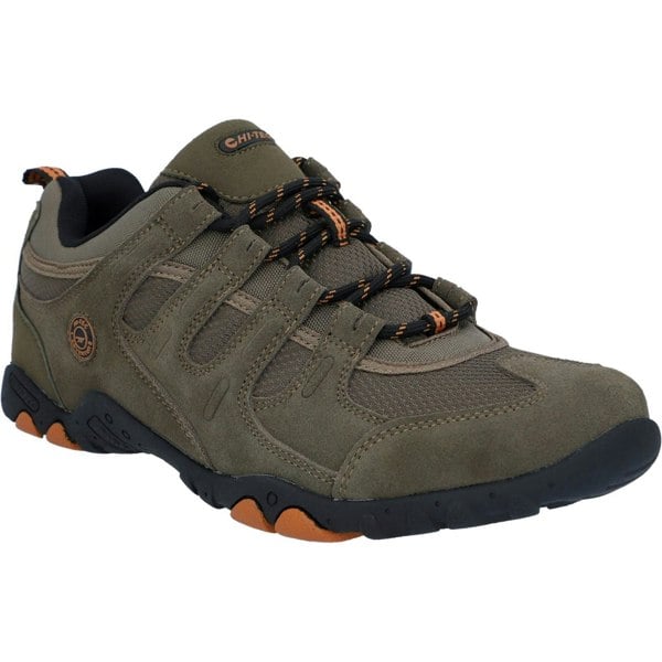 Hi-Tec Quadra II Suede Men's Taupe/Burnt Orange Hiking Boots
