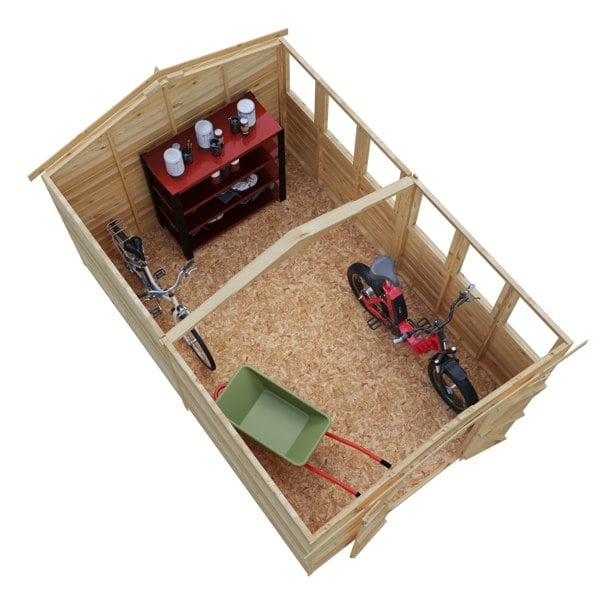 Shire Overlap Double Door 12x8 Storage Shed