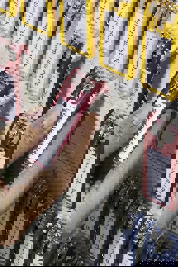 Durable Key Clips Organisational Label Hooks | 6 Pack | Assorted