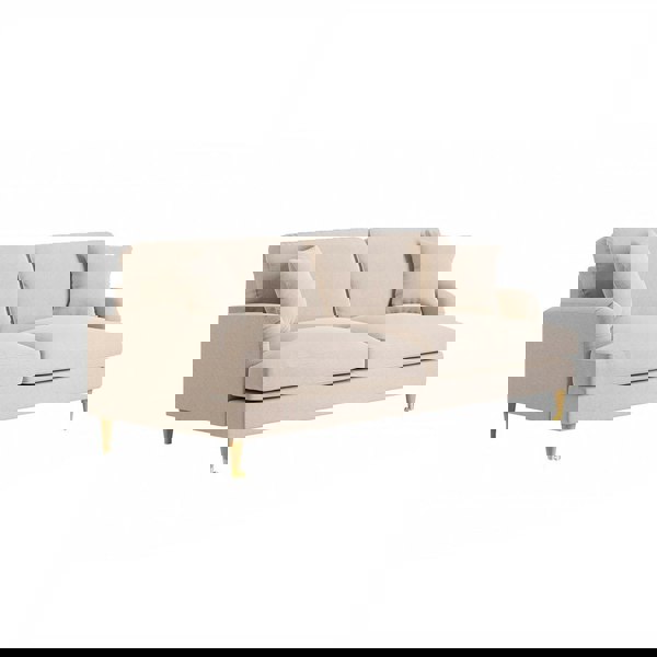 Rit Concept Shafique Two Seater Sofa, Loveseat, Velvet or Linen