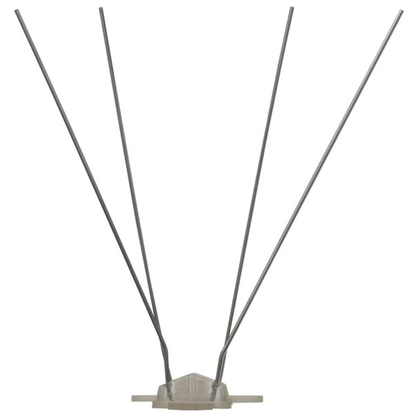 Berkfield 4-row Plastic Bird & Pigeon Spikes Set of 6 3 m