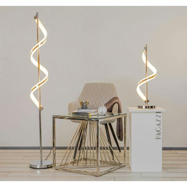Pagazzi Lighting Indie Polished Chrome LED Floor Lamp