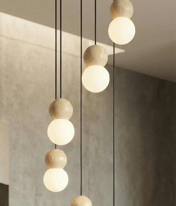 Emibig LOOP Pendant Lamp 6 x G9 Black