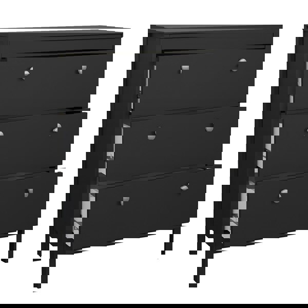 Furniture To Go Madrid Chest 3 drawers in Matt Black