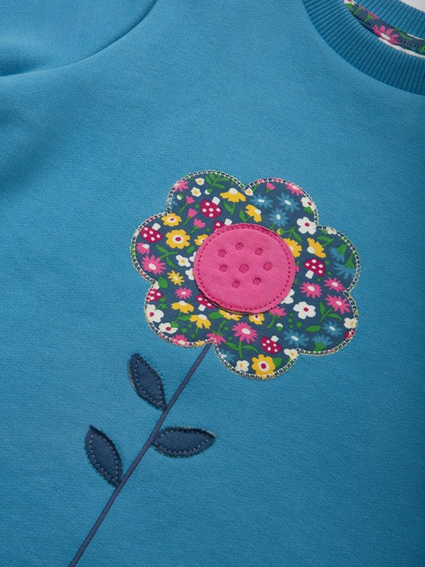Kite Girls Organic Fab Flower Sweatshirt