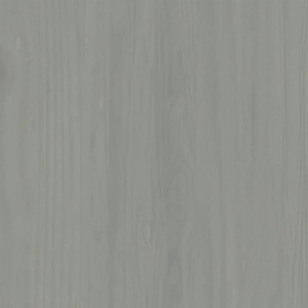 Berkfield Bedside Cabinet VIGO Grey 42x35x40 cm Solid Wood Pine