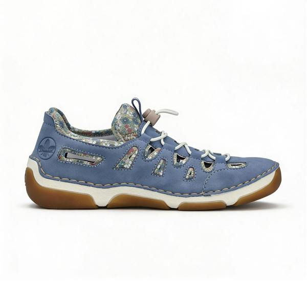 Rieker Rieker 55956 Womens Comfort Shoes Sky