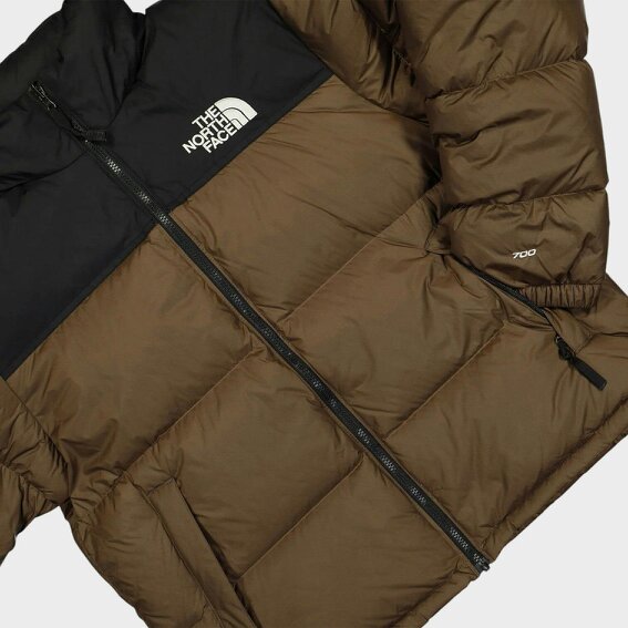 The North Face 1996 Retro Nuptse Jacket Smokey Brown TNF Black