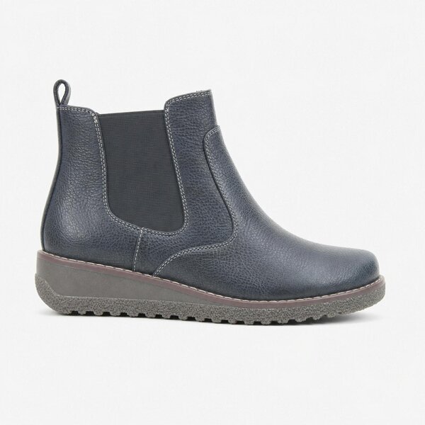 Heavenly Feet MOIRA Ankle Boots   in  Navy
