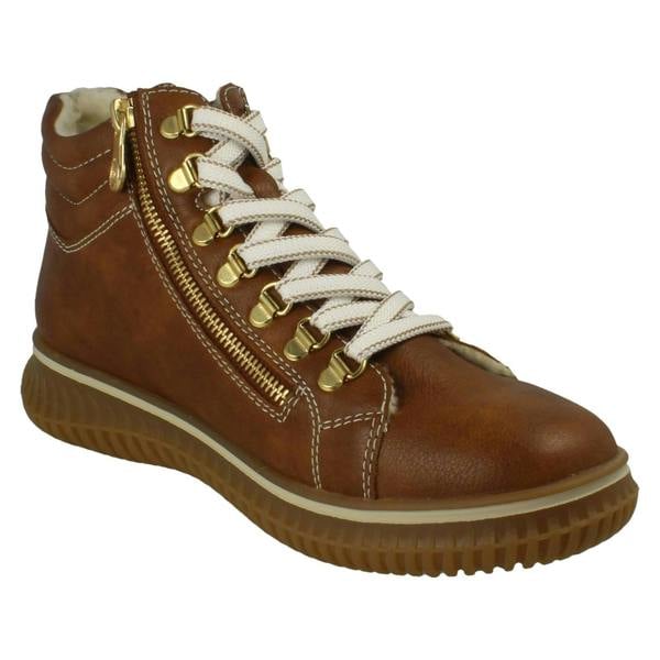 Rieker Ladies Rieker-Tex Double Zip Ankle Boots 74233