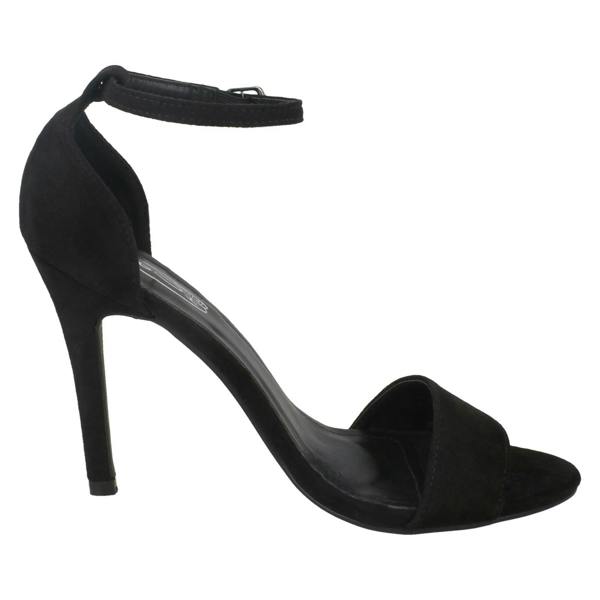 Spot On Ladies Spot On High Heel Mule Sandals
