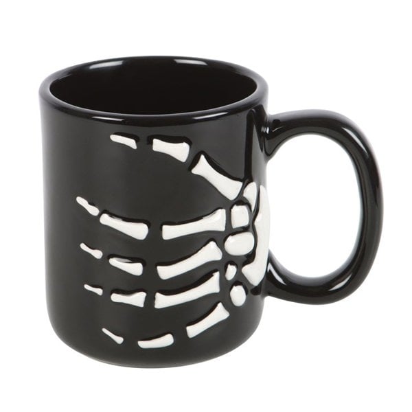 Serano Skeleton Hand Mug