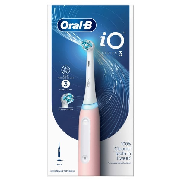 Oral-B iO 3 Electric Toothbrush - Pink