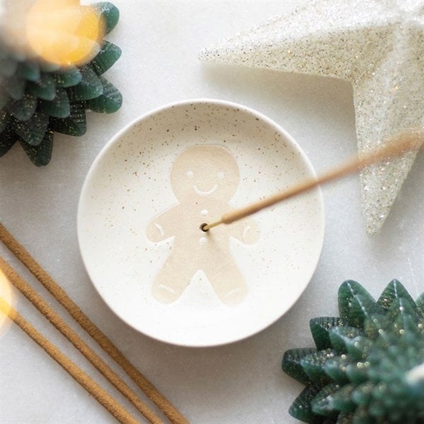 Serano Gingerbread Man Incense Stick Holder