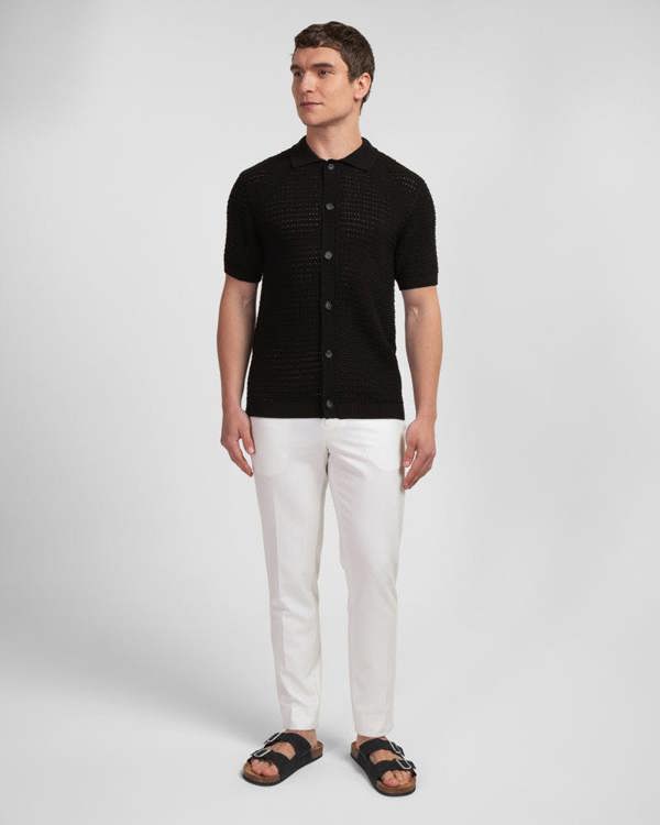 Steel & Jelly Acton - Chunky Knit Short Sleeve Shirt