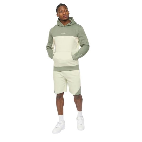 Crosshatch Mens Castlebay Hoodie - Light Olive - 