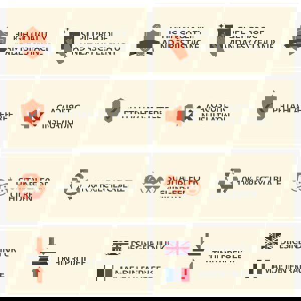 WALPLUS WFM6131 - Purbeck Stone Tiles Rug Mat 120cm x 60 cm