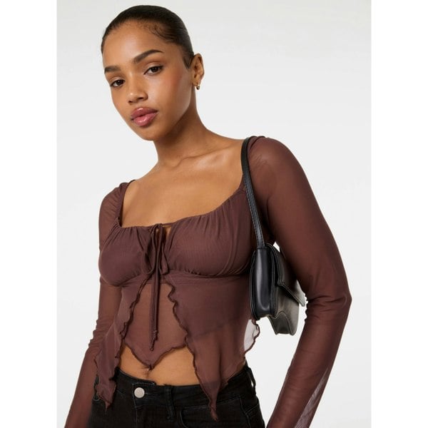 Pink Vanilla Long Sleeve Butterfly Top