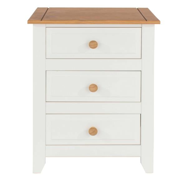 Core Products Capri 3-Drawer Bedside Cabinet