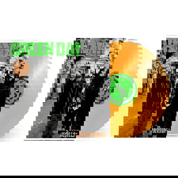 Green Day 'Warning' (25th Anniversary) LP Neon Orange Vinyl