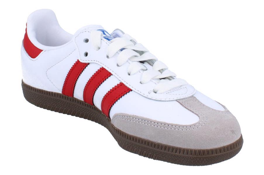 Adidas Originals Samba Og Mens Trainers  IG1025 - White Red Brown IG1025 - Photo 3