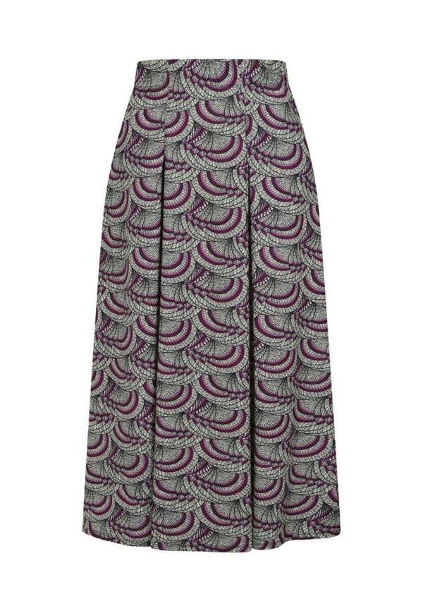 HotSquash Flowing Pleated Maxi Skirt