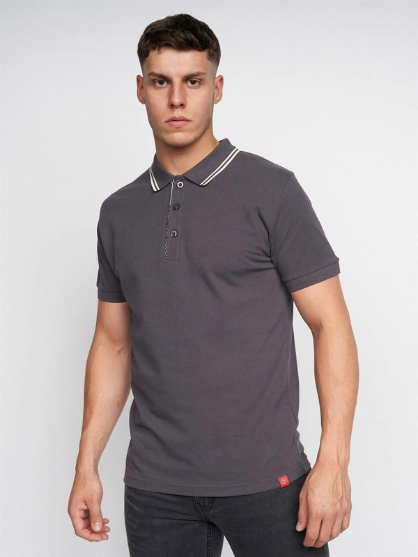 Duck and Cover Samtra Polo - Charcoal