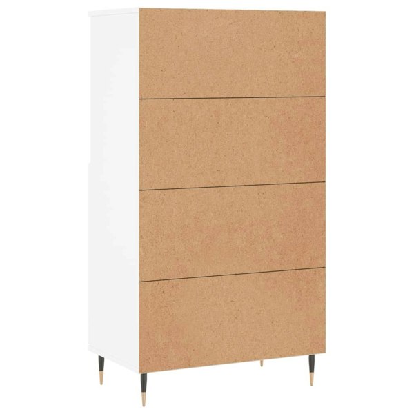 Berkfield Highboard White 60x36x110 cm Engineered Wood