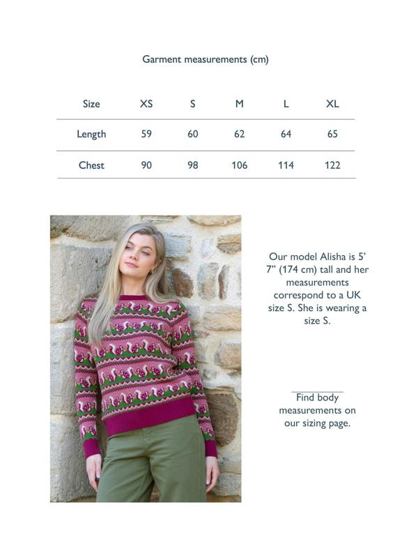 Kite Womens Organic Lucky Squirrel Puncknowle Knit Jumper